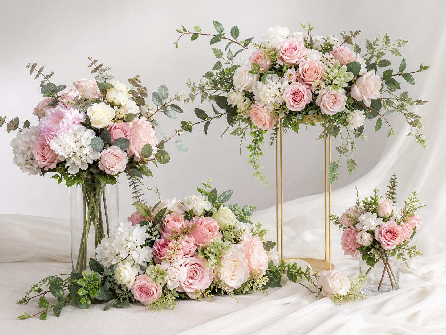 Floral wedding arch